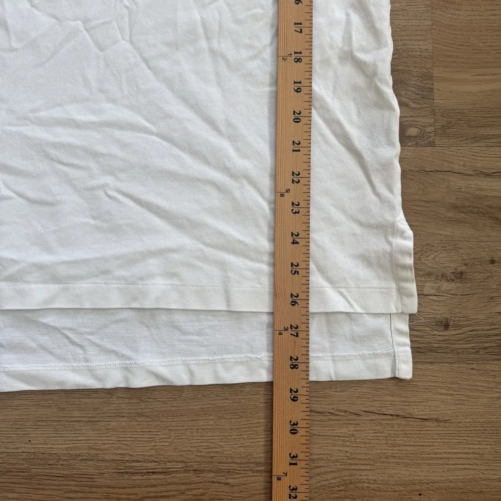 Vintage Polo Golf Ralph Lauren 100% Cotton Polo Shirt Large White